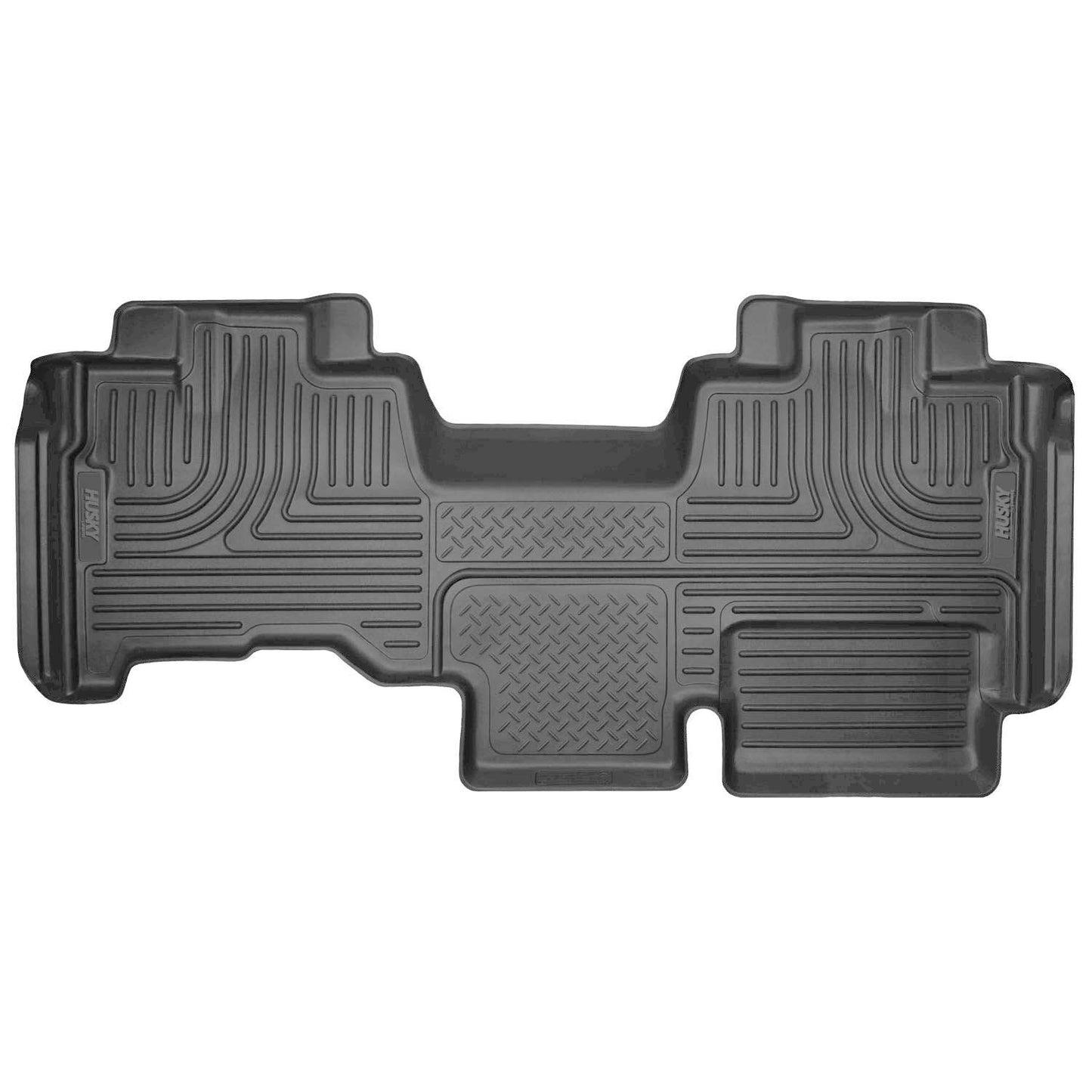 Husky Liners | Weatherbeater 2nd Seat Floor Liner For 2009-2014 F-150 Black Husky Liners | 19351 shown on a white background.