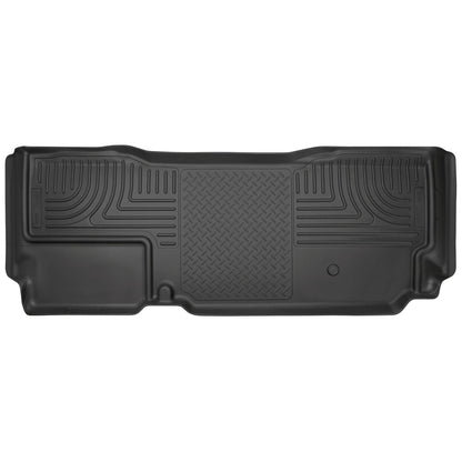Husky Liners | Weatherbeater 2nd Seat Floor Liner For 2011-2016 F-250/F-350 Super Duty Husky Liners | 19721 black mat