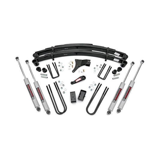 ROUGH COUNTRY 4 Inch Lift Kit | Ford F-350 4WD (1986-1997) | 4918630