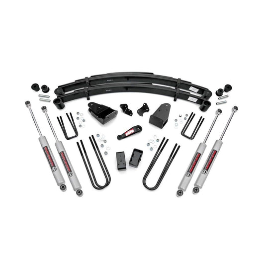 ROUGH COUNTRY 4 Inch Lift Kit | Ford F-250 4WD (1987-1997) | 490-87UP30