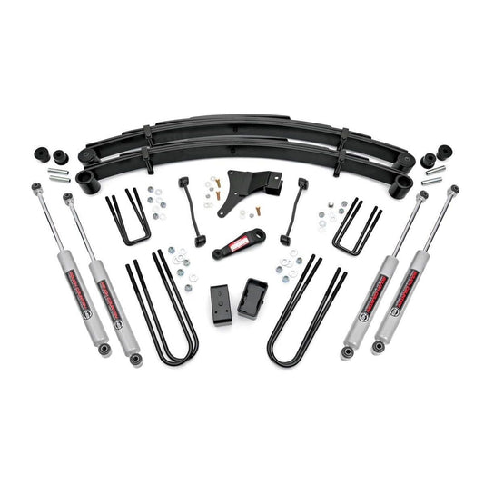 ROUGH COUNTRY 4 Inch Lift Kit | Rear Blocks | Ford F-250/F-350 Super Duty 4WD (1999) | 49430