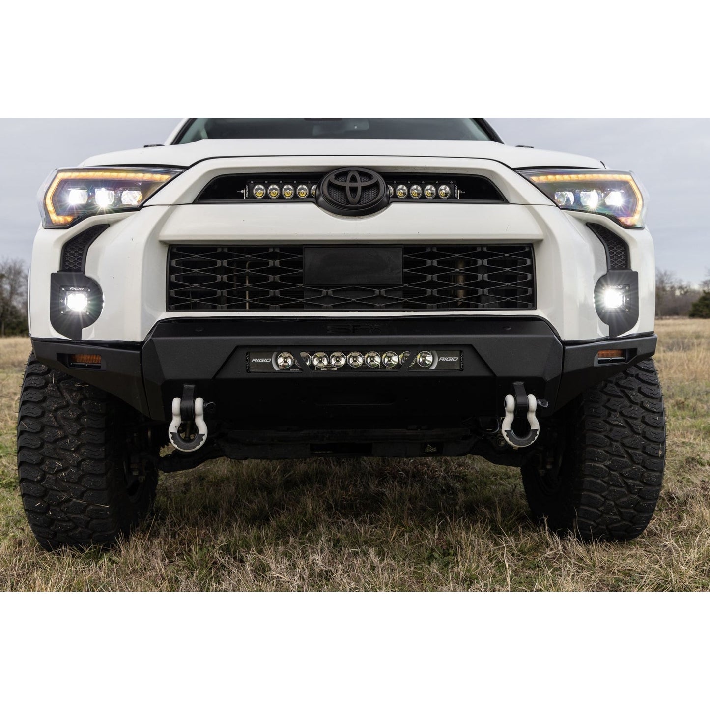 Body Armor 4x4 2014-2024 TOYOTA 4RUNNER HILINE FRONT WINCH BUMPER TR-19339