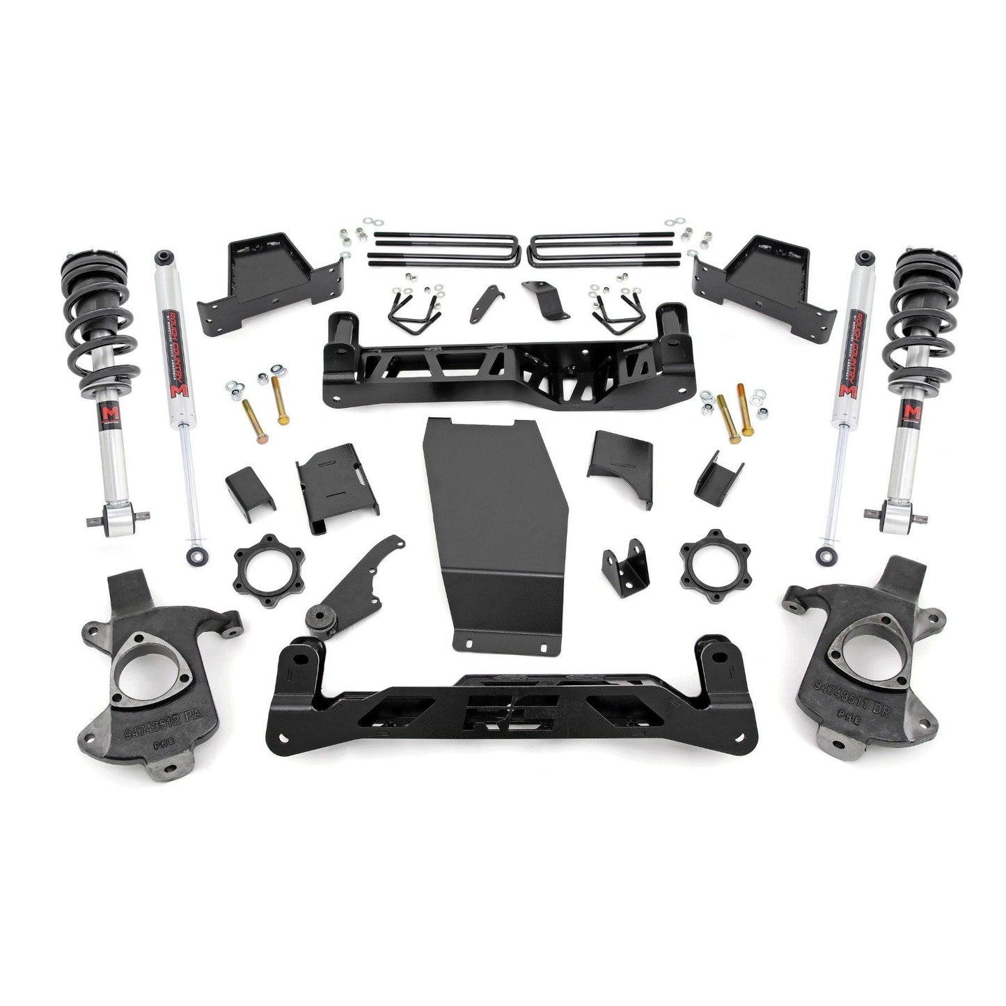 ROUGH COUNTRY 6 Inch Lift Kit | Cast Steel | M1 Struts/M1 | Chevy/GMC 1500 (14-18 & Classic) | 22641