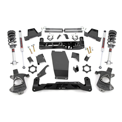 ROUGH COUNTRY 6 Inch Lift Kit | Cast Steel | M1 Struts/M1 | Chevy/GMC 1500 (14-18 & Classic) | 22641