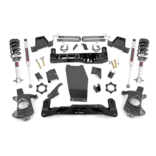 ROUGH COUNTRY 6 Inch Lift Kit | Cast Steel | M1 Struts/M1 | Chevy/GMC 1500 (14-18 & Classic) | 22641