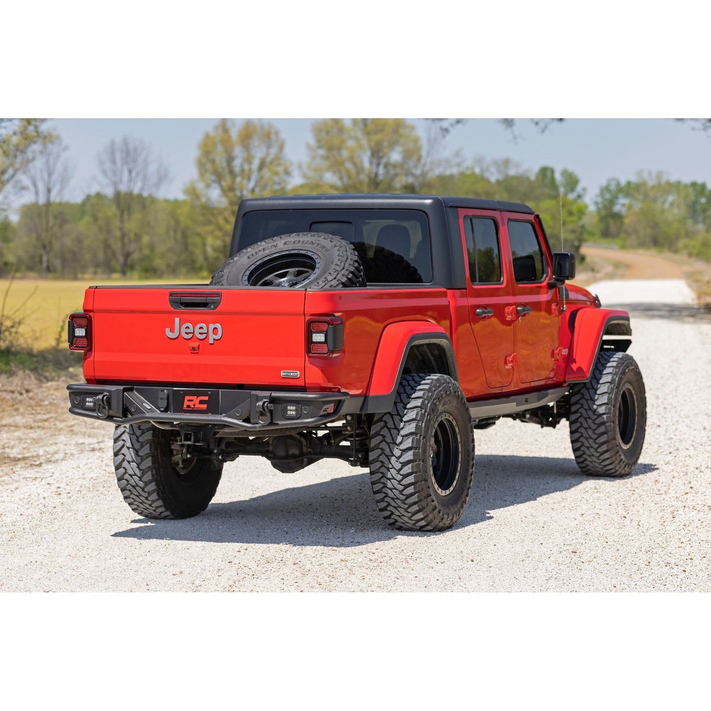 ROUGH COUNTRY Rear Bumper | Tubular | Jeep Gladiator JT 4WD (2020-2025) | 10650