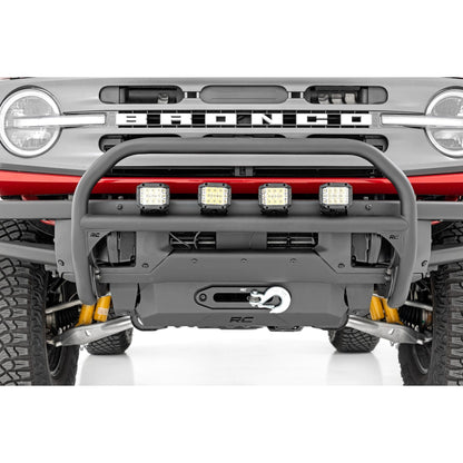 ROUGH COUNTRY Nudge Bar | OE Modular Steel | | Ford Bronco 4WD (2021-2025) | 51100