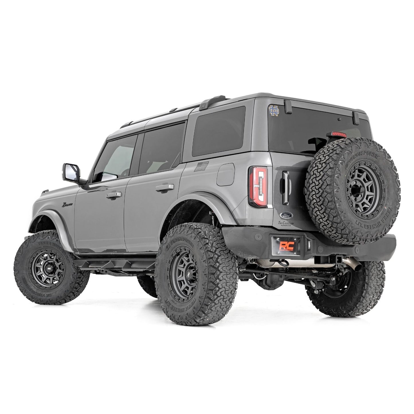 ROUGH COUNTRY Vertex 2.5 Adjustable Coilovers | Rear | 3.5" | Ford Bronco 4WD (2021-2025) | 699044