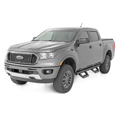 ROUGH COUNTRY SRX2 Adjustable Aluminum Steps | Ford Ranger 2WD/4WD (2019-2025) | 51089