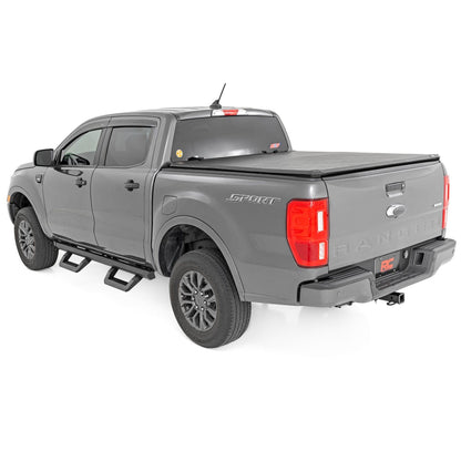ROUGH COUNTRY SRX2 Adjustable Aluminum Steps | Ford Ranger 2WD/4WD (2019-2025) | 51089