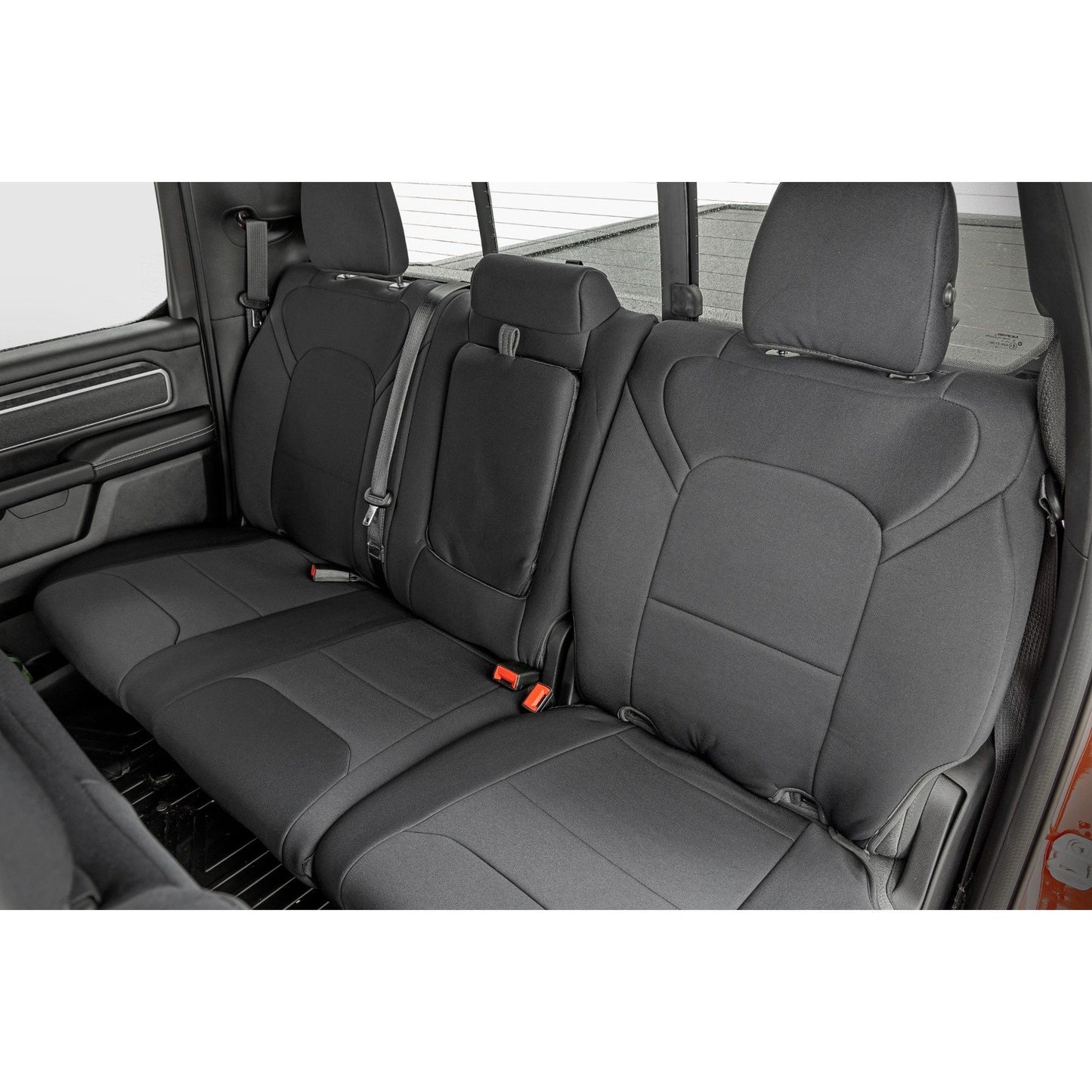 ROUGH COUNTRY Seat Covers |Bucket Seats | FR & RR | Ram 1500 2WD/4WD (2019-2025) | 91041
