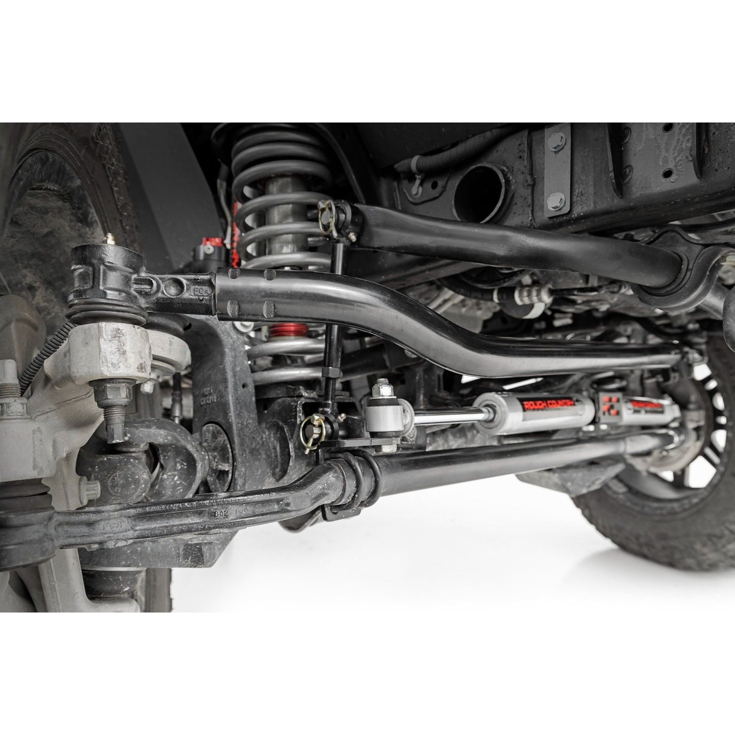 ROUGH COUNTRY High Steer Kit | Track Bar Bracket Combo | Jeep Wrangler JL (18-25)/Wrangler Unlimited (18-25)  | 10638