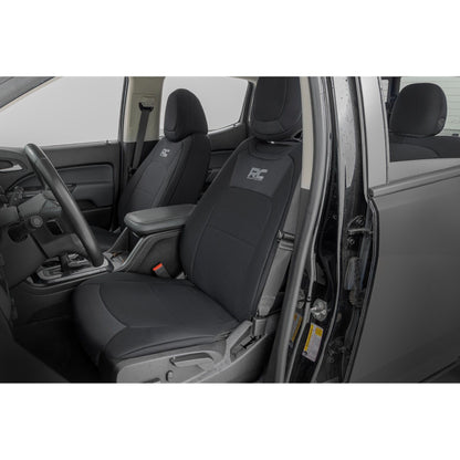 ROUGH COUNTRY Seat Covers | Front Bucket  | Rear Bench | Chevy/GMC Canyon/Colorado (15-22) | 91051