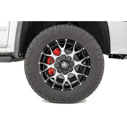 ROUGH COUNTRY Caliper Covers | Front and Rear | Red | Ford F-150 2WD/4WD (2021-2025) | 71144A