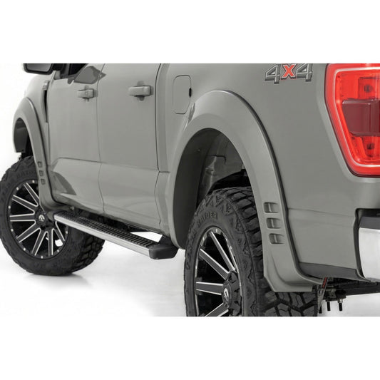 ROUGH COUNTRY | SF1 Fender Flares  T9 Marsh Gray  Ford F-150 2WD/4WD (2021-2026) | F-F320210A-T9