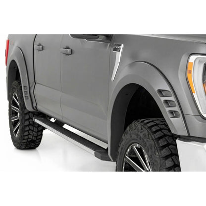 ROUGH COUNTRY | SF1 Fender Flares  T9 Marsh Gray  Ford F-150 2WD/4WD (2021-2026) | F-F320210A-T9