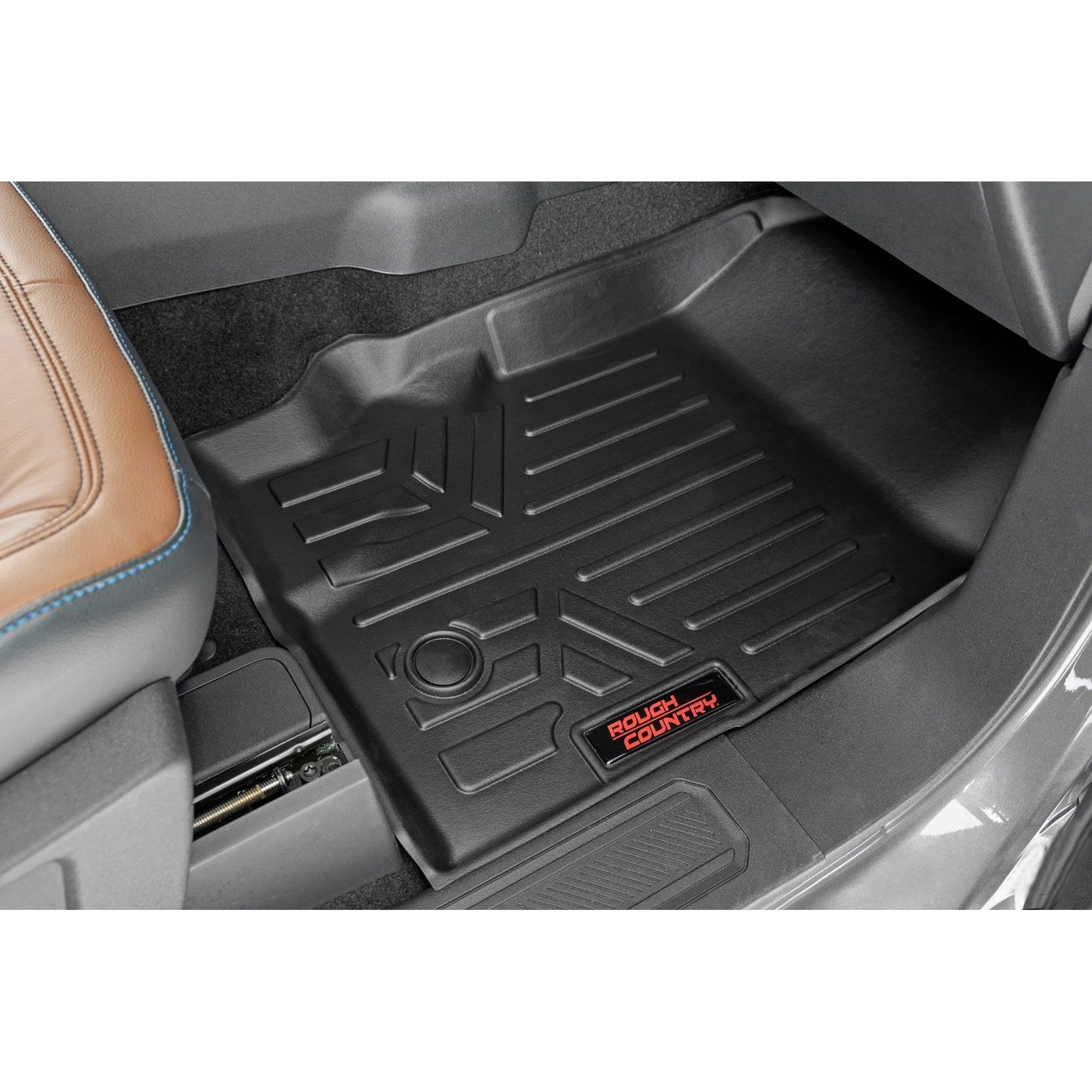 ROUGH COUNTRY Floor Mats | Front & Rear | Ford Bronco (2 Door) 4WD (2021-2025) | M-51632