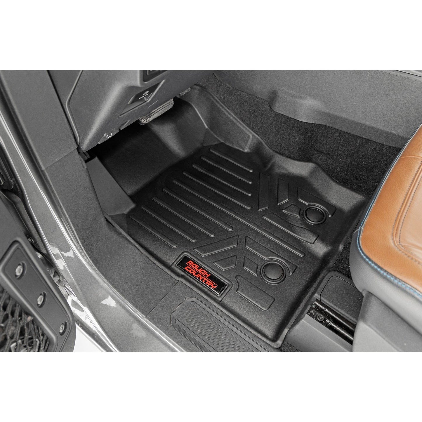 ROUGH COUNTRY Floor Mats | Front & Rear | Ford Bronco (2 Door) 4WD (2021-2025) | M-51632