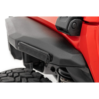 ROUGH COUNTRY High Clearance LED Flat Fender Flare Kit | UV Treated | Jeep Wrangler JL (18-24) | 99036