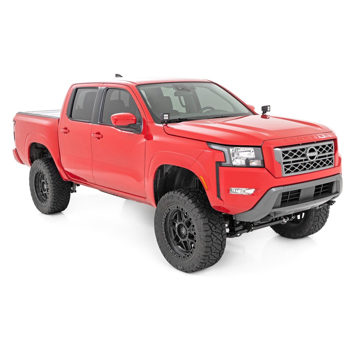 ROUGH COUNTRY LED Light Kit | Ditch Mount | 2" Black Pair | Spot | Nissan Frontier (22-25) | 71064