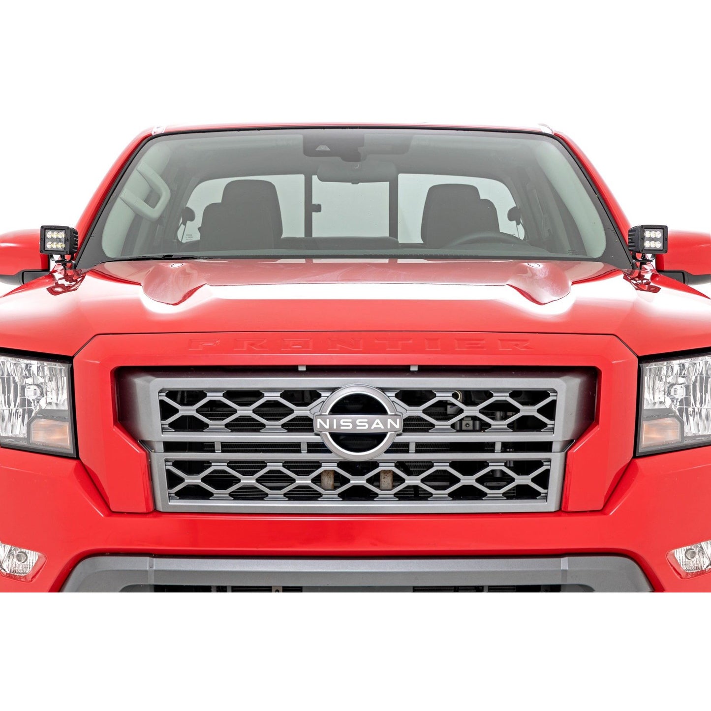 ROUGH COUNTRY LED Light Kit | Ditch Mount | 2" Black Pair | Spot | Nissan Frontier (22-25) | 71064