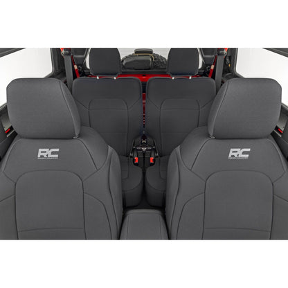 ROUGH COUNTRY Seat Covers | Bucket Seats | FR & RR | Ford Bronco (2 Door) 4WD (2021-2025) | 91050