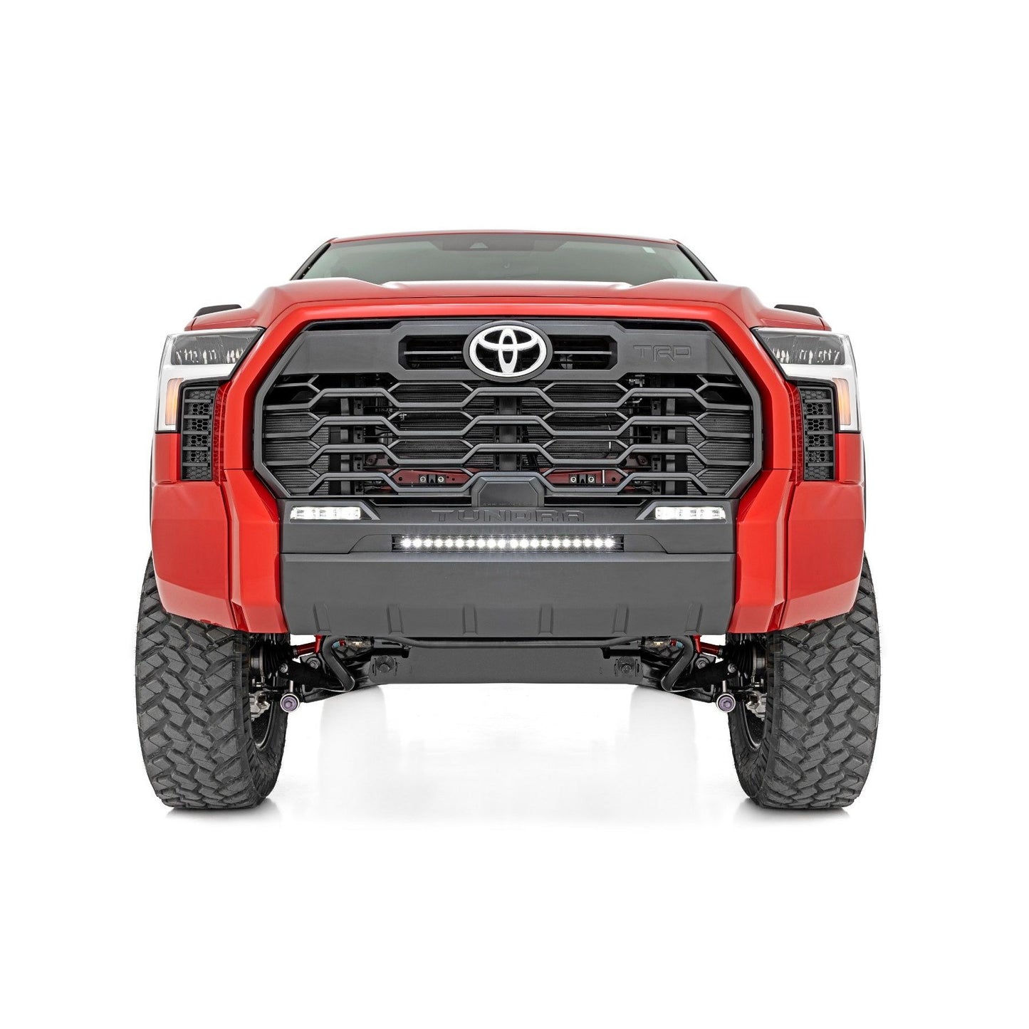 ROUGH COUNTRY LED Light Kit | Bumper Mount | 20" Black Slim Line | Toyota Tundra (22-25) | 71077