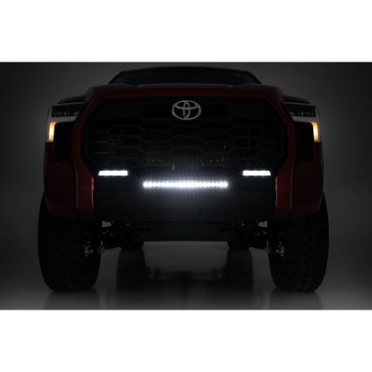 ROUGH COUNTRY LED Light Kit | Bumper Mount | 20" Black Slim Line | Toyota Tundra (22-25) | 71077