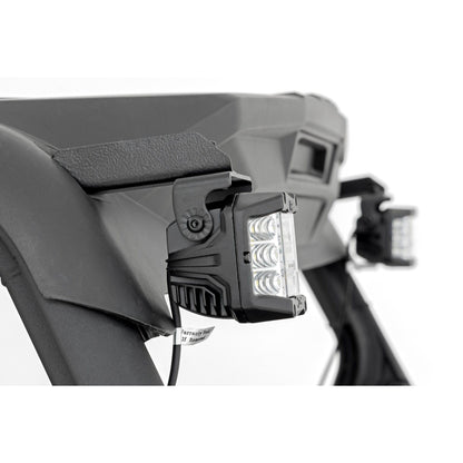 ROUGH COUNTRY LED Light Kit | Rear Mount | 2" Chrome Pair | Wide Angle | Can-Am Maverick Sport 1000R  | 97083