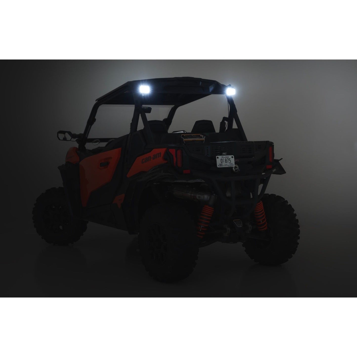 ROUGH COUNTRY LED Light Kit | Rear Mount | 2" Black Pair | Flood | Can-Am Maverick Sport 1000R  | 97082