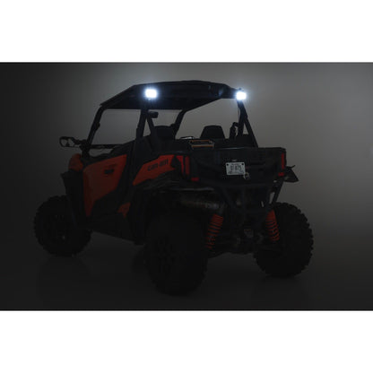 ROUGH COUNTRY LED Light Kit | Rear Mount | 2" Chrome Pair | Wide Angle | Can-Am Maverick Sport 1000R  | 97083