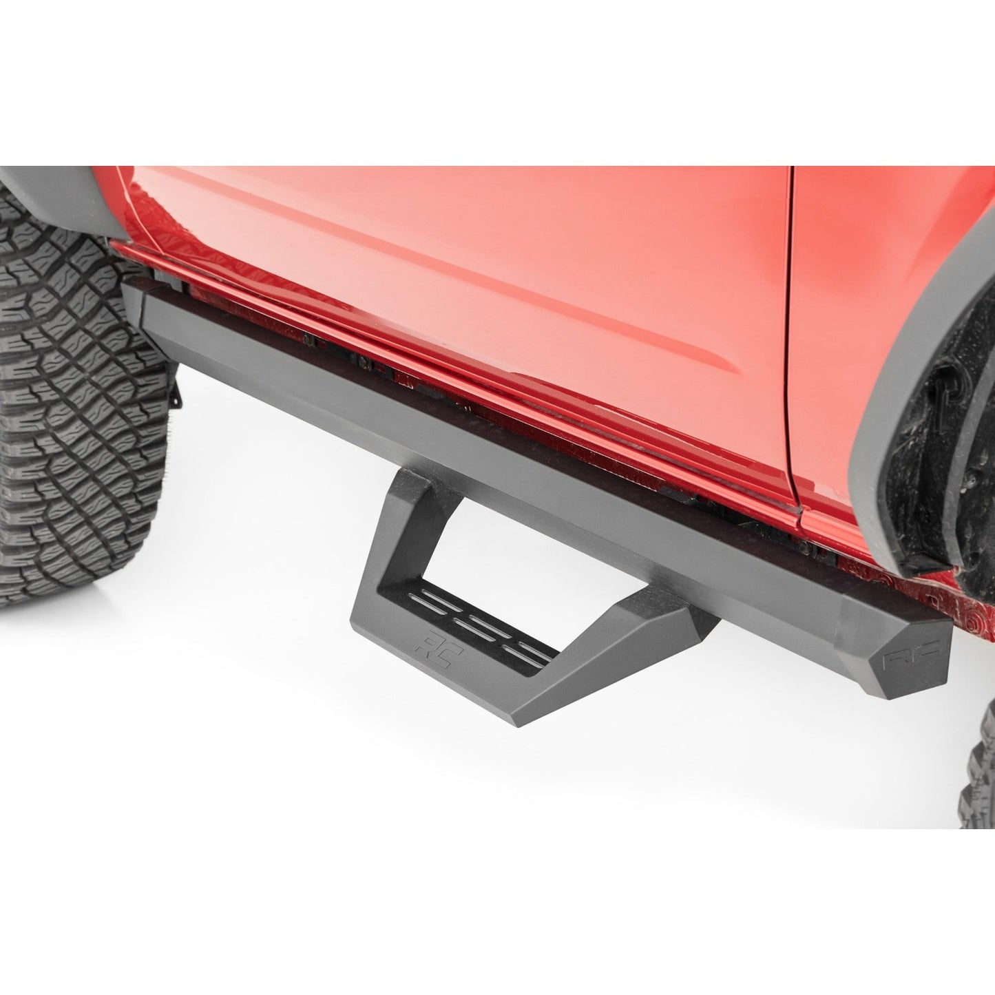 ROUGH COUNTRY SRX2 Adjustable Aluminum Step | Ford Bronco (2 Door) 4WD (2021-2025) | 51081