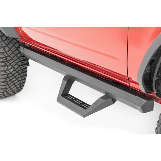 ROUGH COUNTRY SRX2 Adjustable Aluminum Step | Ford Bronco (2 Door) 4WD (2021-2025) | 51081