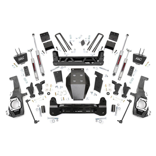 ROUGH COUNTRY 5 Inch Lift Kit | Torsion Drop | w/ Overloads | Chevy/GMC 2500HD/3500HD (20-25) | 111030