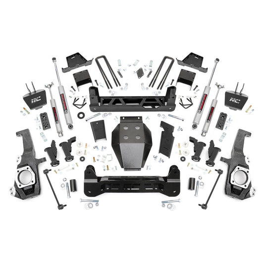 ROUGH COUNTRY 7 Inch Lift Kit | Torsion Drop | Chevy/GMC 2500HD/3500HD (20-25) | 11730
