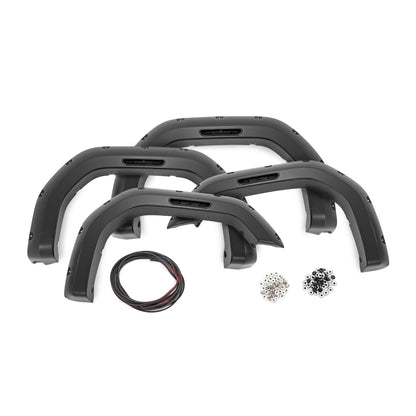 ROUGH COUNTRY | Pocket Fender Flares  G42 Coastal Dune  GMC Sierra 2500 HD/Sierra 3500 HD (20-26) | F-G12011A-G42