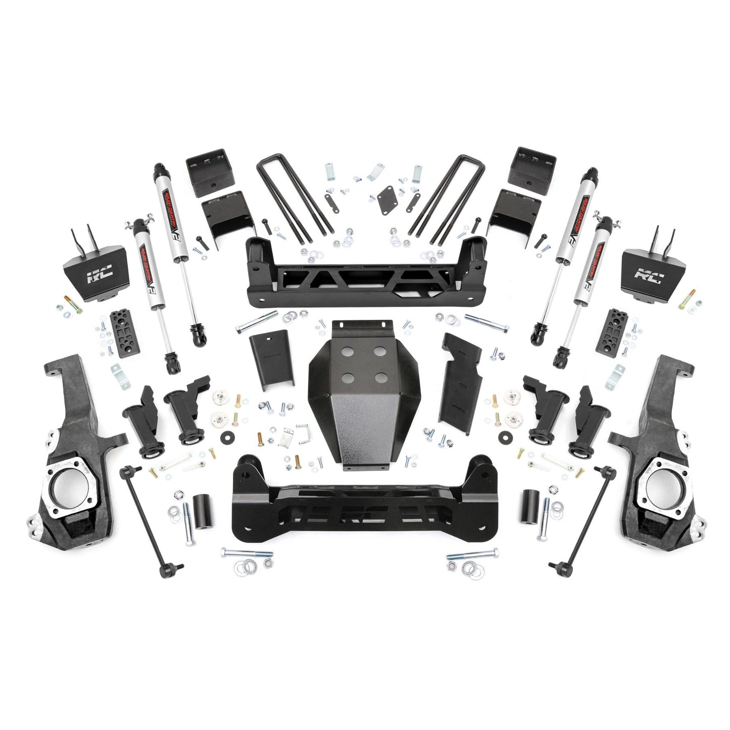 ROUGH COUNTRY 5 Inch Lift Kit | Torsion Drop | V2 | w/ Overloads | Chevy/GMC 2500HD/3500HD (20-25) | 111070