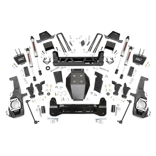 ROUGH COUNTRY 7 Inch Lift Kit | Torsion Drop | V2 | w/ Overloads | Chevy/GMC 2500HD/3500HD (20-25) | 111270