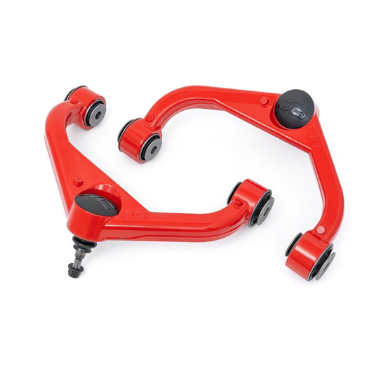 ROUGH COUNTRY Red Forged Upper Control Arms | 3 Inch Lift | Chevy/GMC 2500HD/3500HD (20-25) | 1958RED
