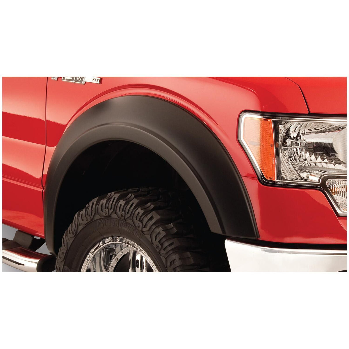 BUSHWACKER | Extend-A-Fender Front Fender Flares | 1992-97 Ford F-350  1992-97 Ford F-250  1992-96 Ford F-150 | 20019-11