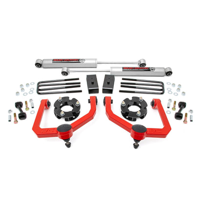 ROUGH COUNTRY | 3 Inch Lift Kit  N3 Shocks  Nissan Titan 2WD/4WD (2004-2024) | 83430RED