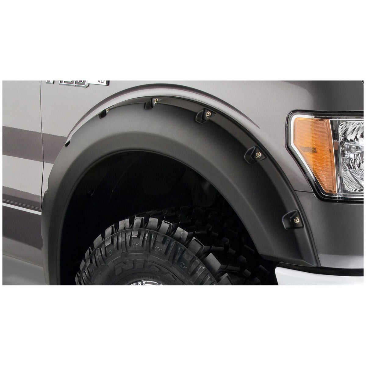 BUSHWACKER | Pocket/Rivet Front Fender Flares | 1999-2007 Ford F-250  1999-2007 Ford F-350 | 20049-02