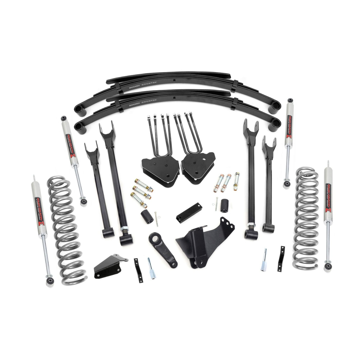 Rough Country 8 Inch Lift Kit | 4 Link | RR Springs | M1 | Ford F-250/F-350 Super Duty (05-07) 59040