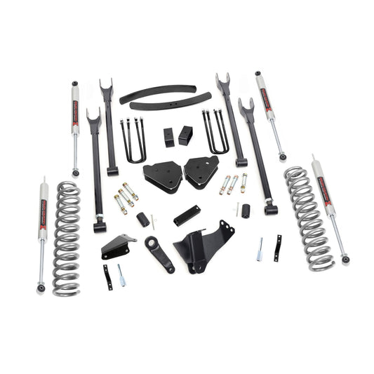 ROUGH COUNTRY 6 Inch Lift Kit | Diesel | 4 Link | M1 | Add-A-Leaf | Ford F-250/F-350 Super Duty (05-07) | 58040