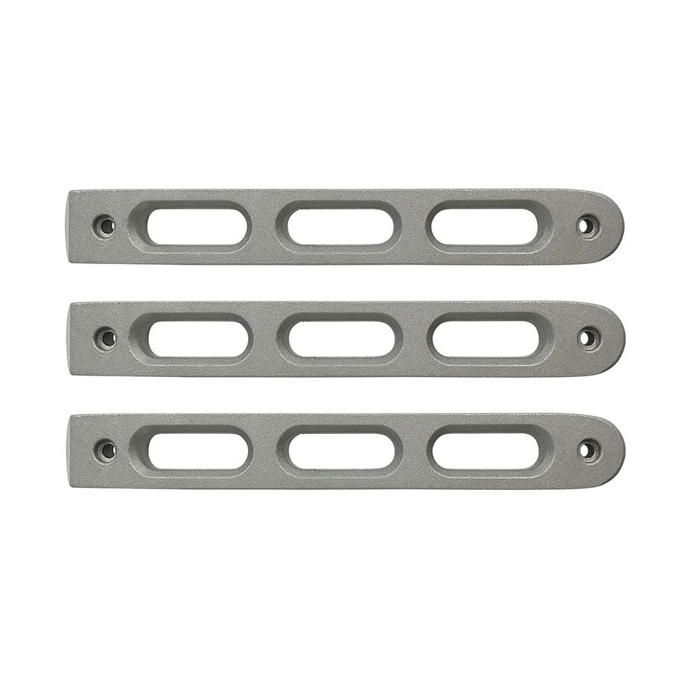 2007-2018 Jeep JK 2 Door Handle Inserts | 3 pcs | Silver — D-JP-190026-AL-3