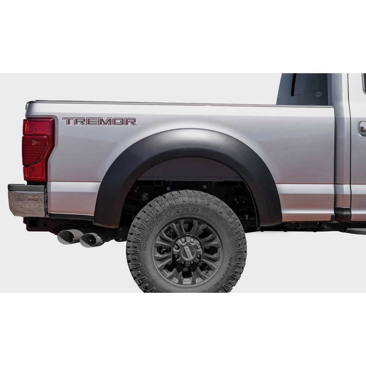 BUSHWACKER | Extend-A-Fender Rear Fender Flares | 1999-2007 Ford F-250  1999-2007 Ford F-350 | 20076-02