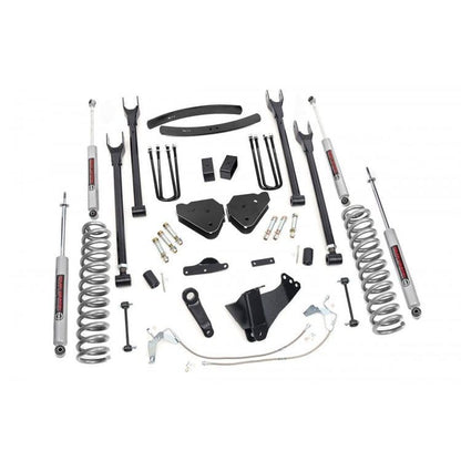 ROUGH COUNTRY 6 Inch Lift Kit | Gas | 4 Link | Ford F-250/F-350 Super Duty 4WD (2008-2010) | 588.2