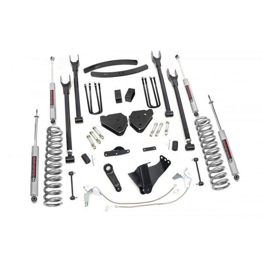 ROUGH COUNTRY 6 Inch Lift Kit | Gas | 4 Link | Ford F-250/F-350 Super Duty 4WD (2008-2010) | 588.2