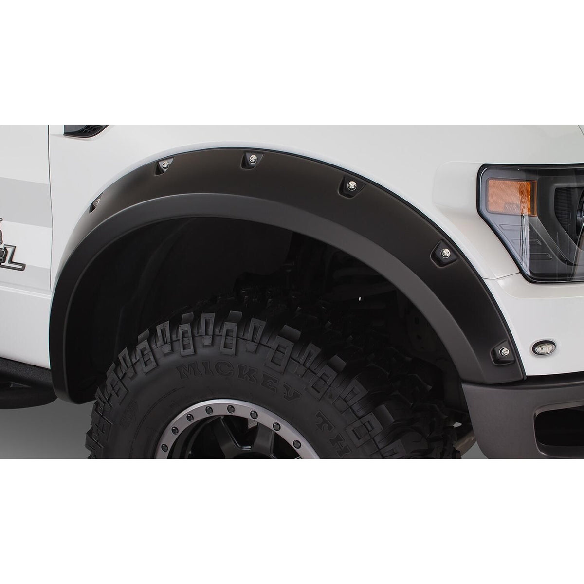BUSHWACKER | Pocket/Rivet Front Fender Flares | 2010-14 Ford F-150 | 20097-02