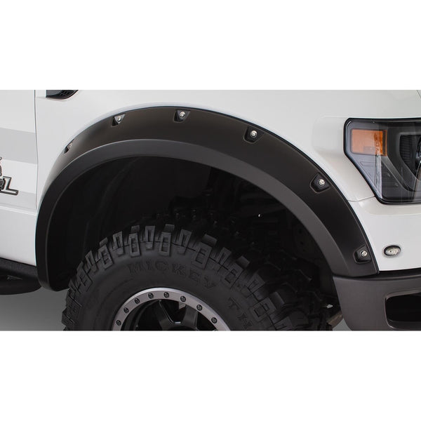 BUSHWACKER | Pocket/Rivet Front Fender Flares | 2010-14 Ford F-150 | 20097-02